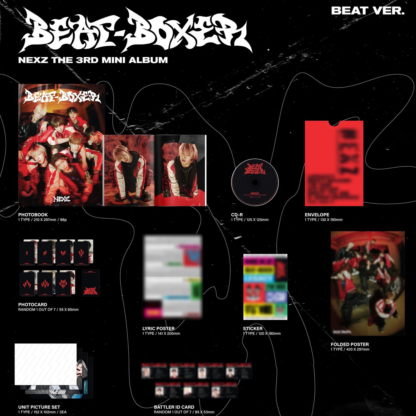 NEXZ - 3rd Mini Album [Beat-Boxer] (Standard Ver.) + MusicKorea